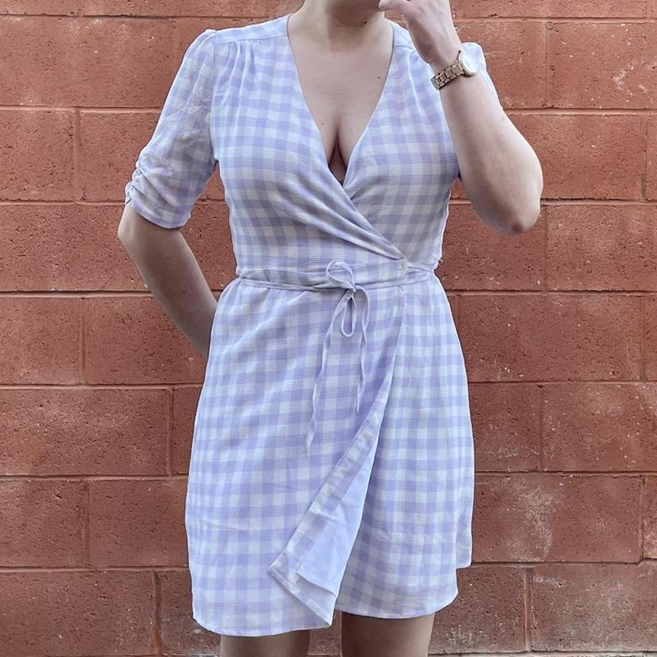 Product Image 2 - Purple and white gingham low