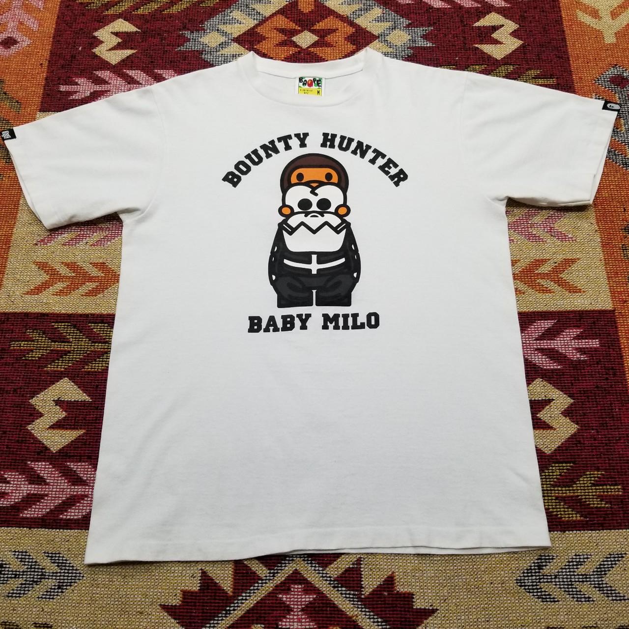 BAPE x Bounty Hunter Milo tshirt Adult Medium Good... - Depop