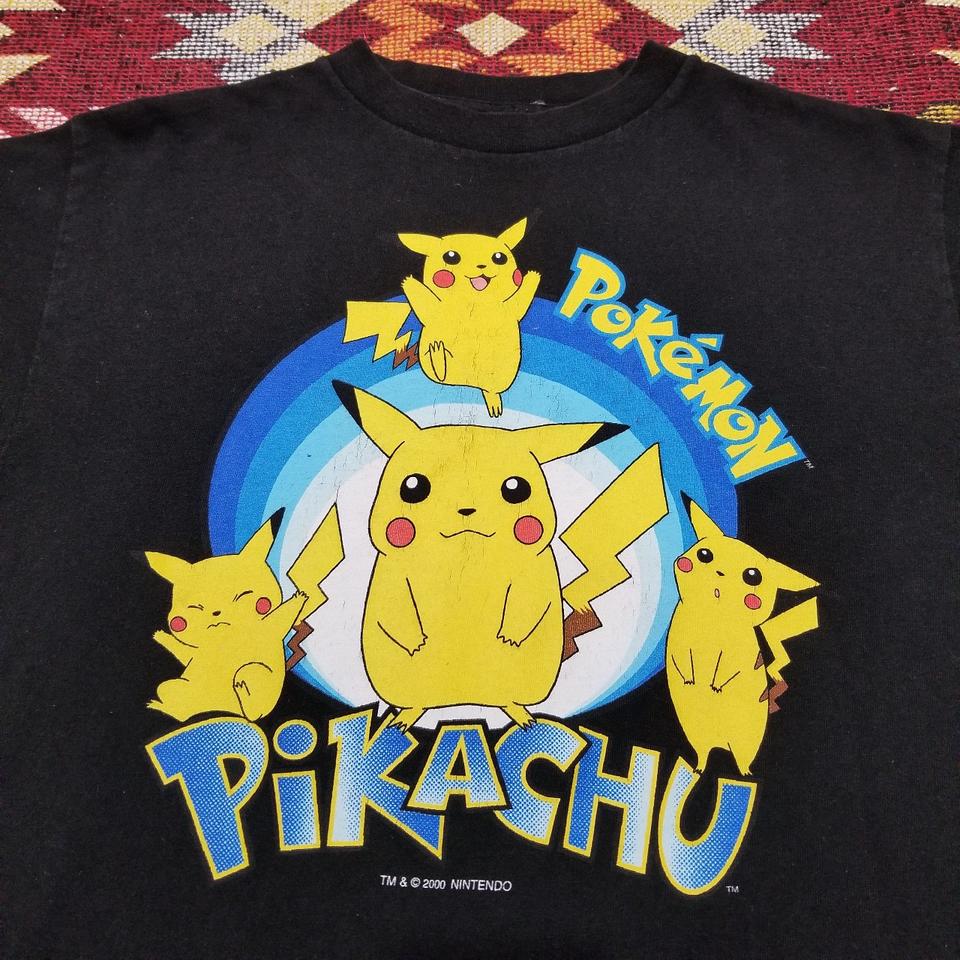 Vintage Pokemon Pikachu t shirt Adult Small (fits... - Depop