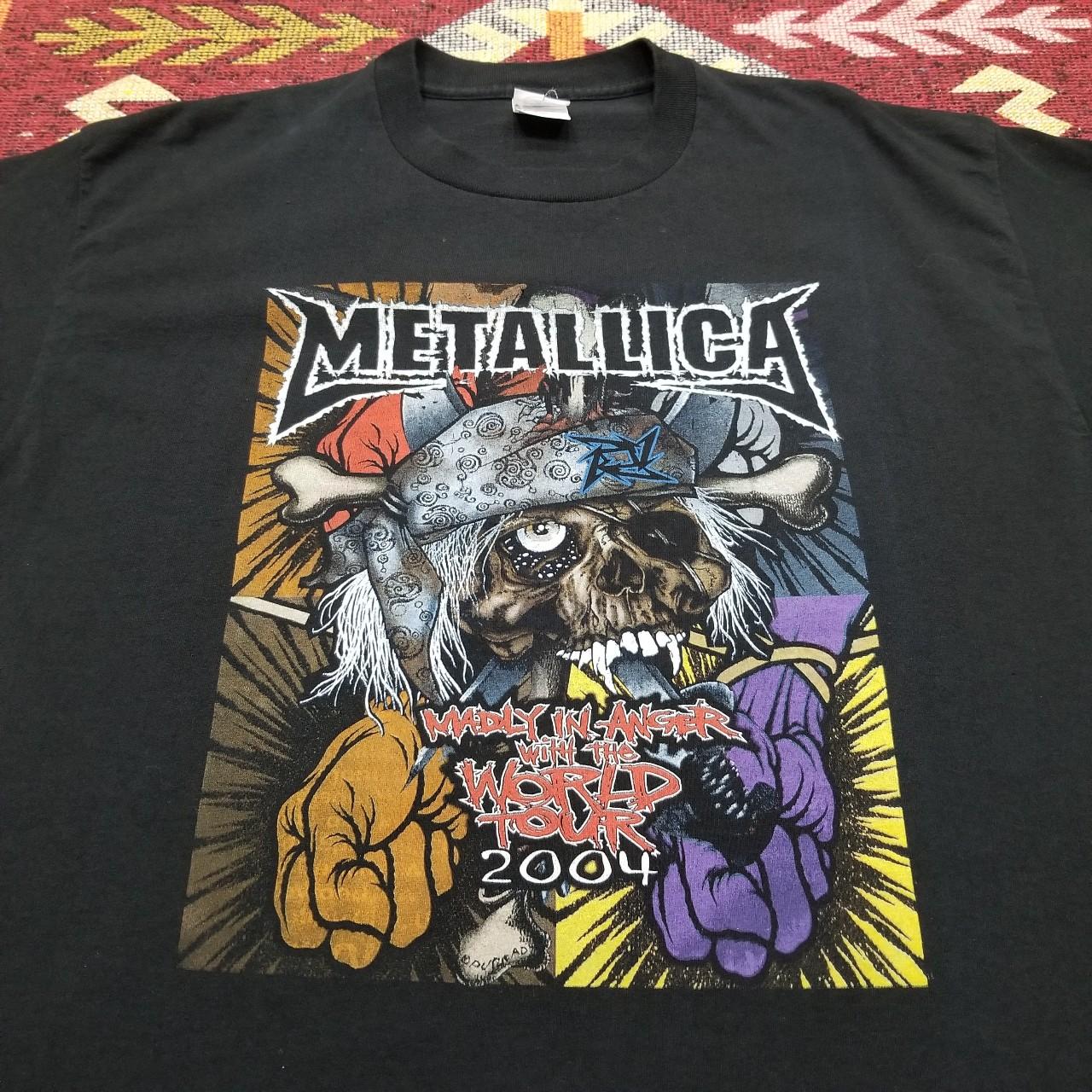 Early 2000s Metallica/Godsmack tour t shirt Adult... - Depop