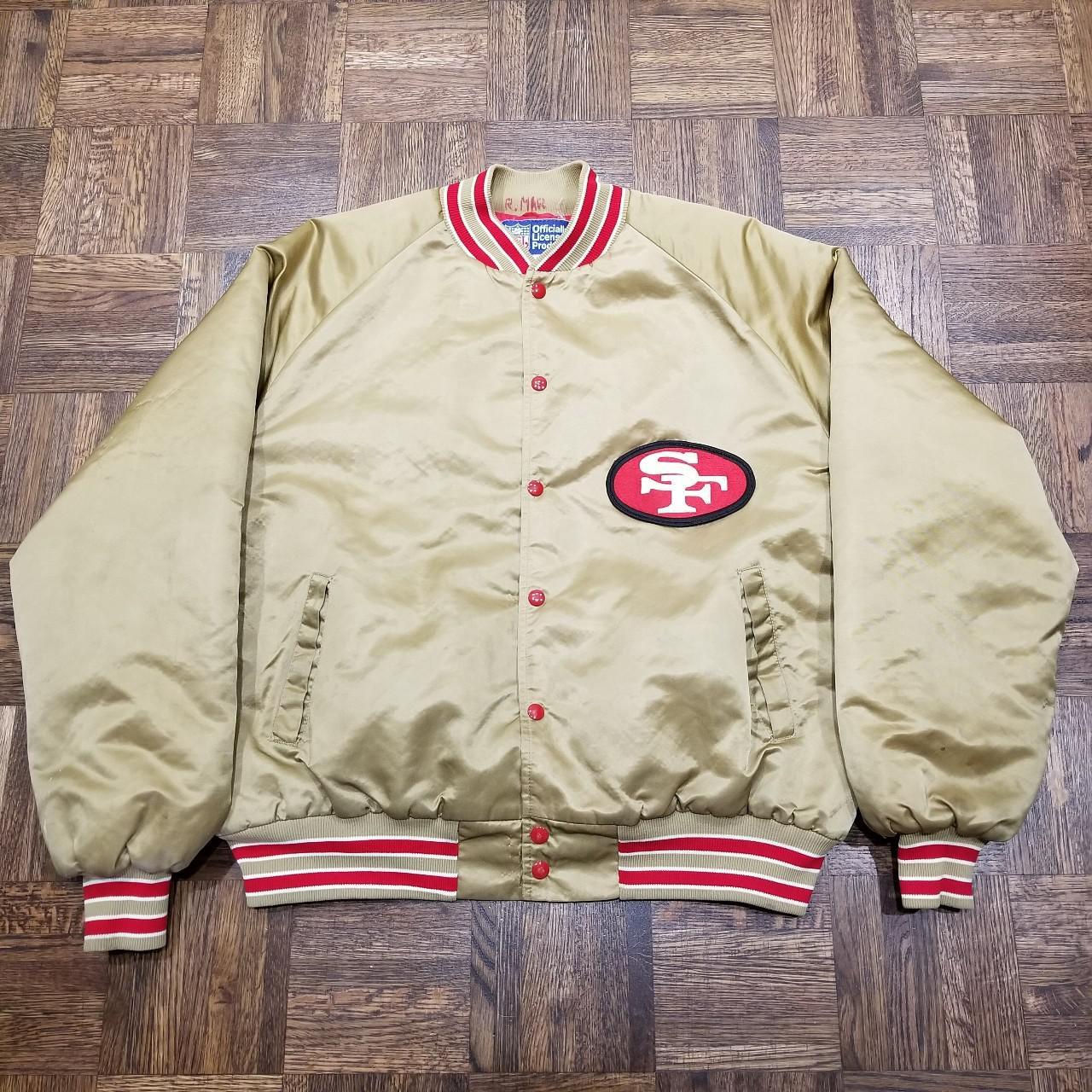 Vintage San Francisco 49ers chalkline jacket - Depop