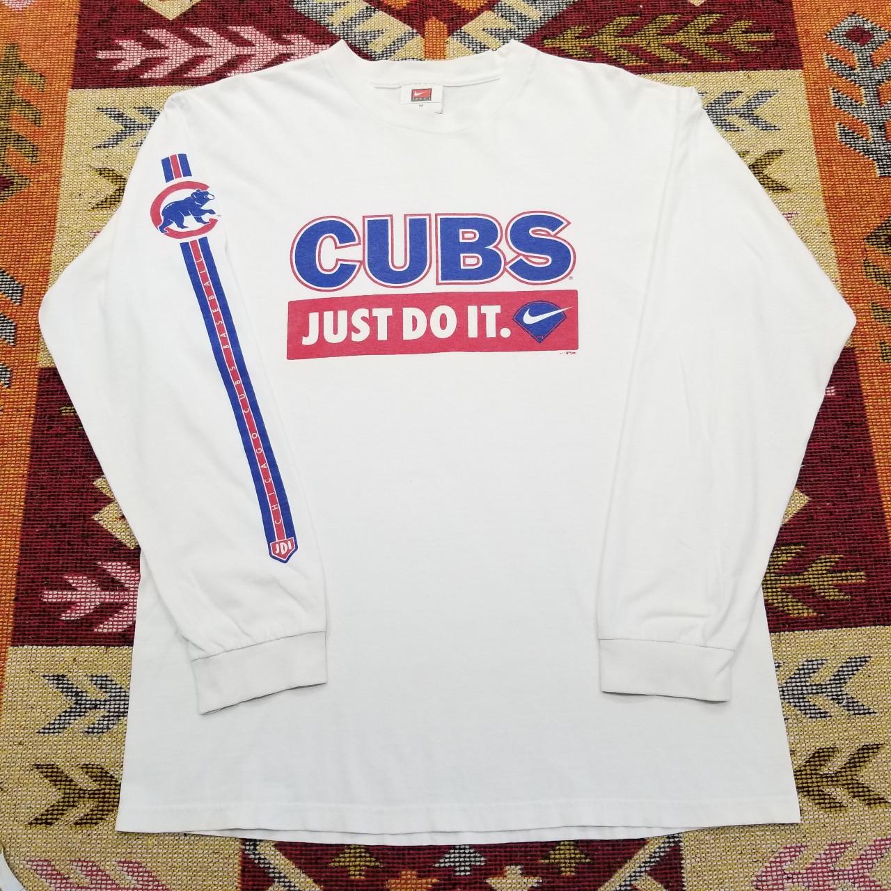 Early 2000s Nike Chicago Cubs long sleeve t - Depop