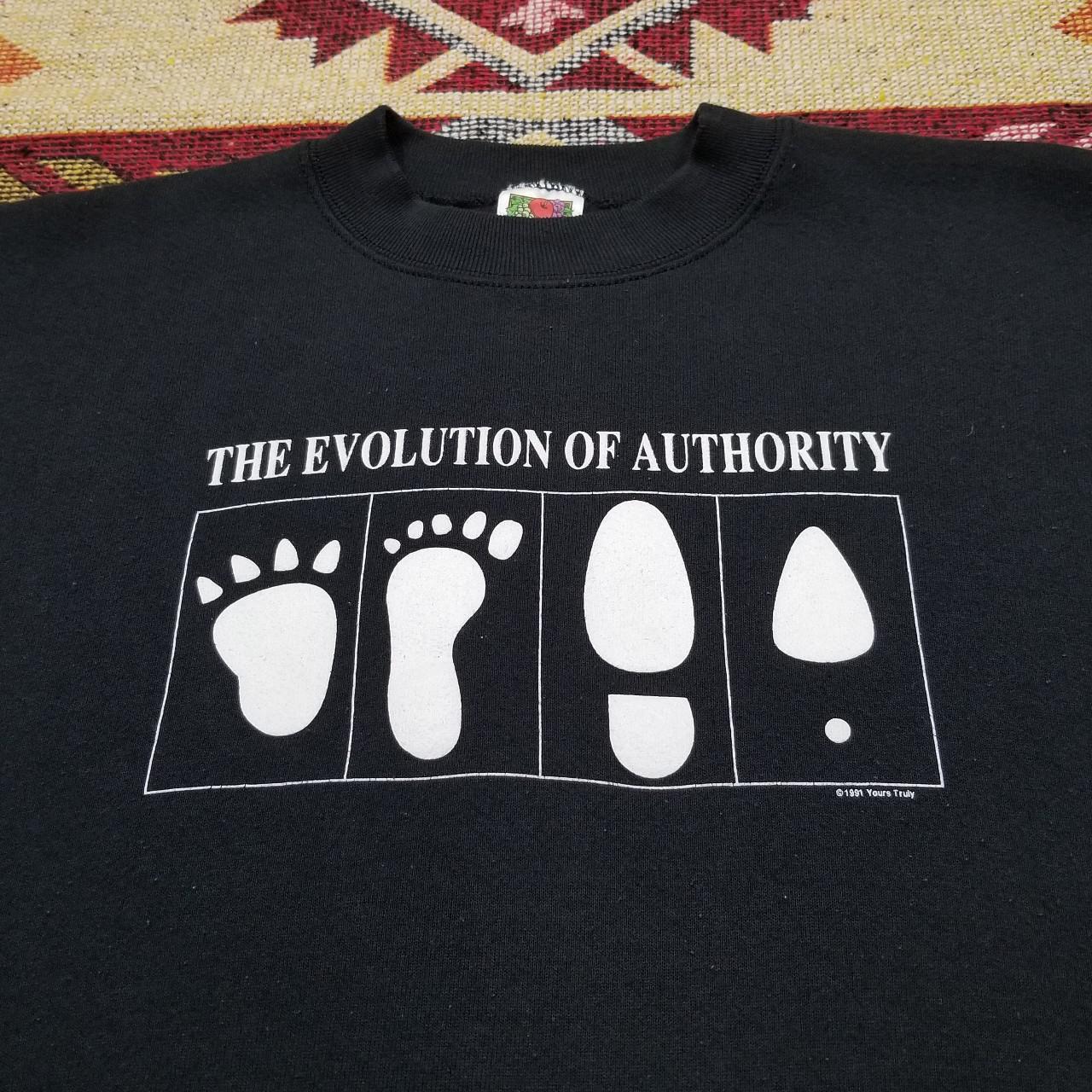 Vintage Evolution of Authority sweatshirt, Adult XL...
