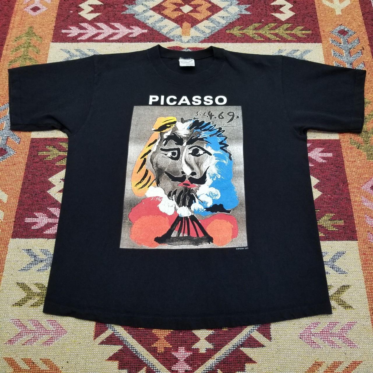 Vintage Pablo Picasso T Shirt Adult Large Boxier Depop   P0 