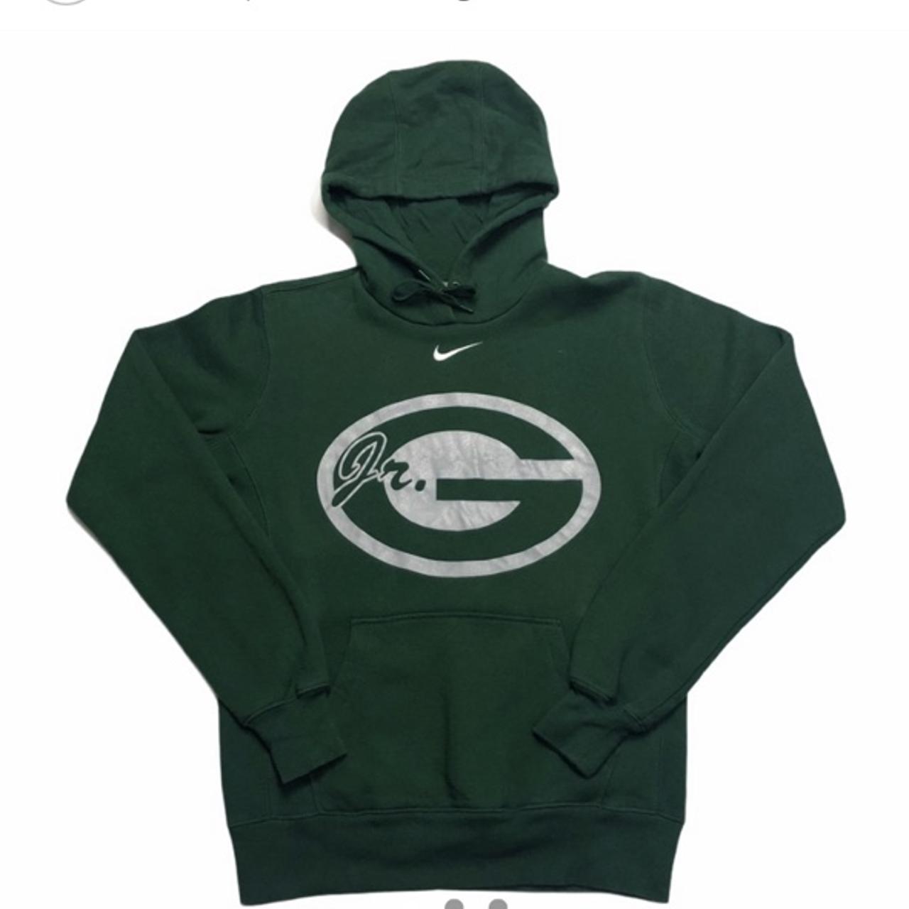 Nike Green Bay Packers Sweatshirt/Windbreaker With - Depop