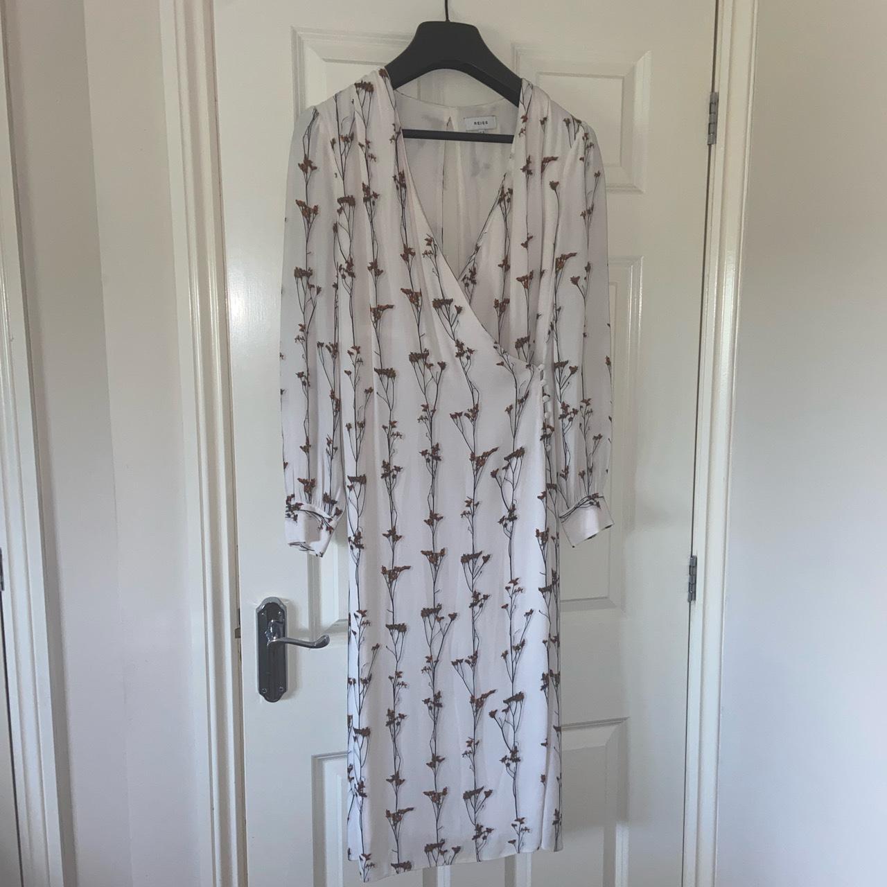 reiss leila burnout dress