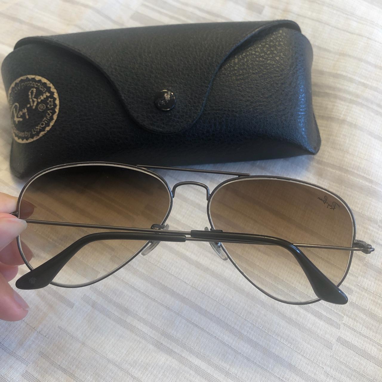 Ray-Ban genuine brown tint sunglasses size S #rayban... - Depop
