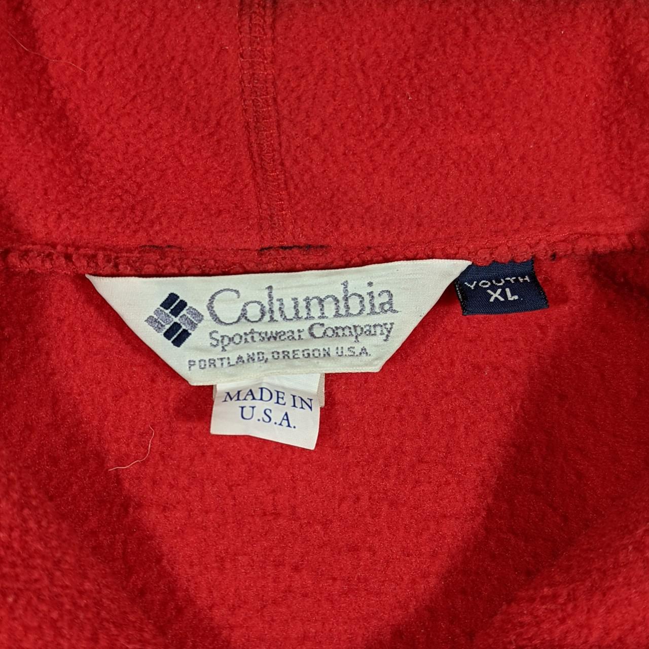 Vintage 90s Columbia Sz Small Fleece Jacket. In... - Depop