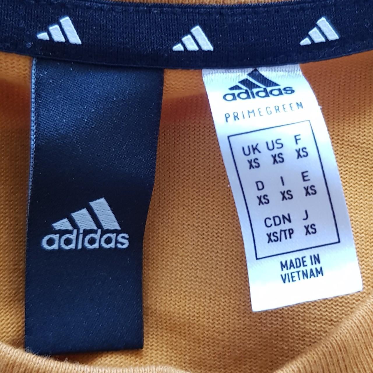 Adidas Men's Orange and Black T-shirt | Depop