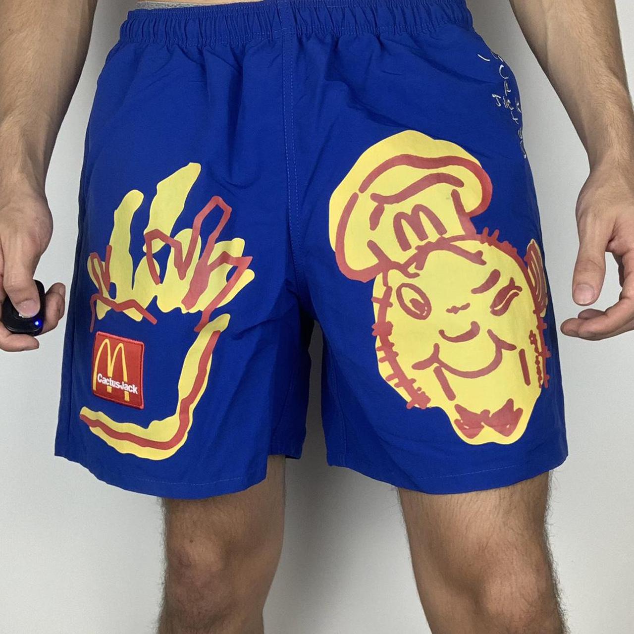 Cactus Jack Travis Scott McDonald’s shorts, In...