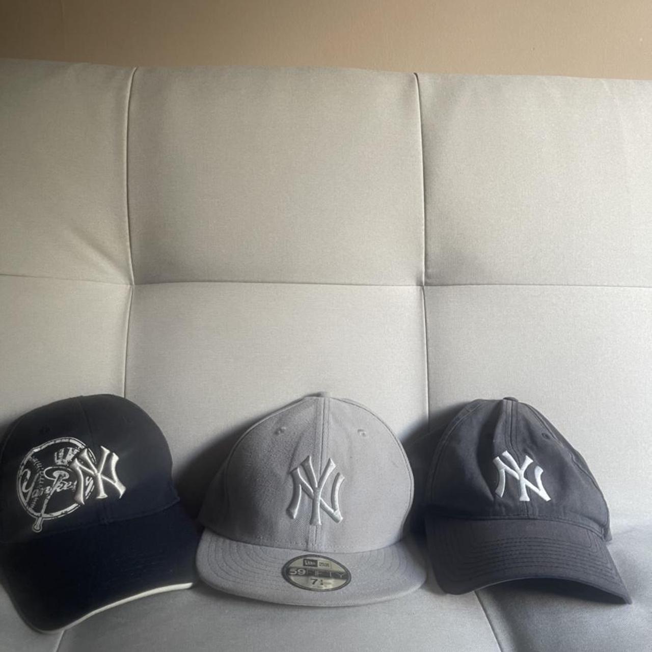 New Era Men's Black and Grey Hat