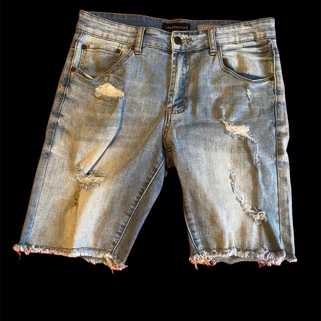 aeropostale mens jean shorts