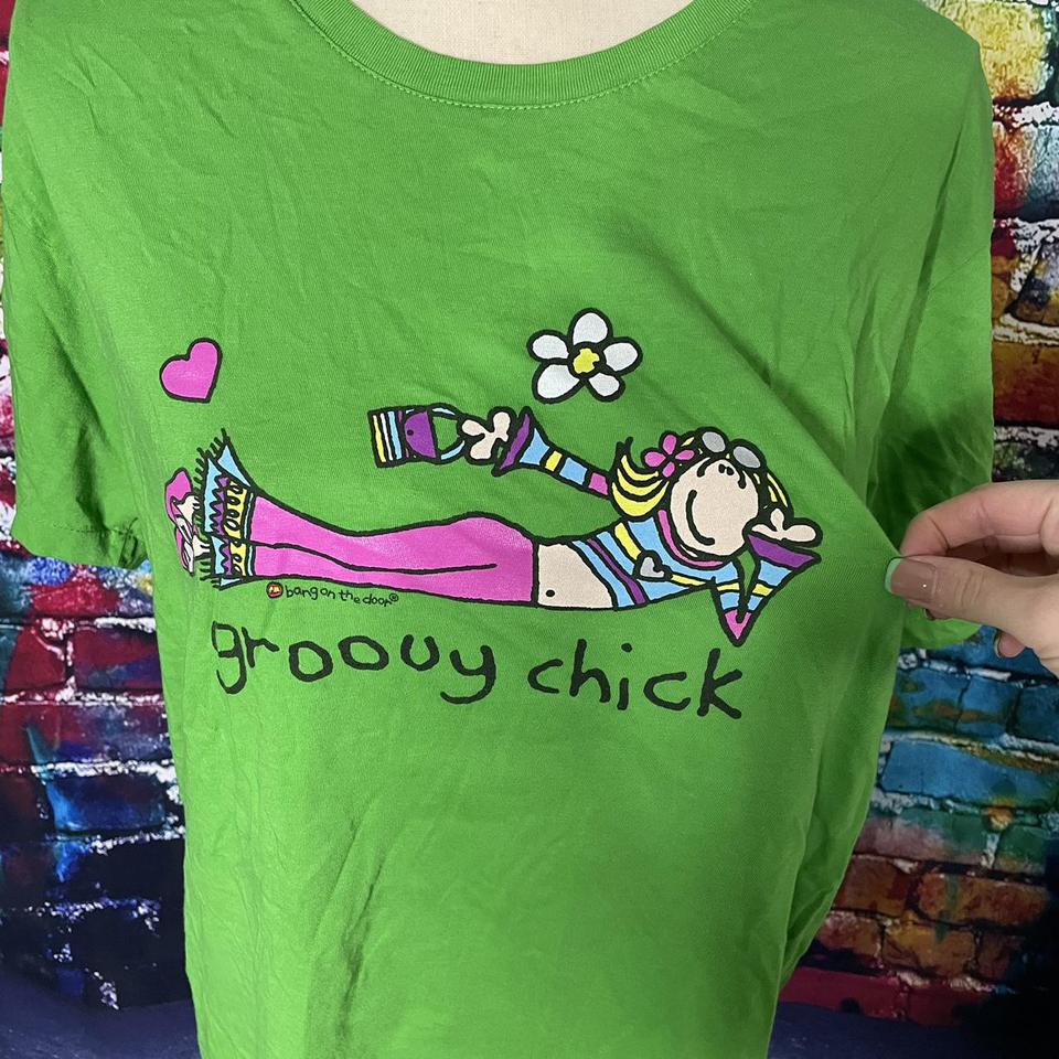 GROOVY CHICK TSHIRT BY DAISY STREET excellent Depop