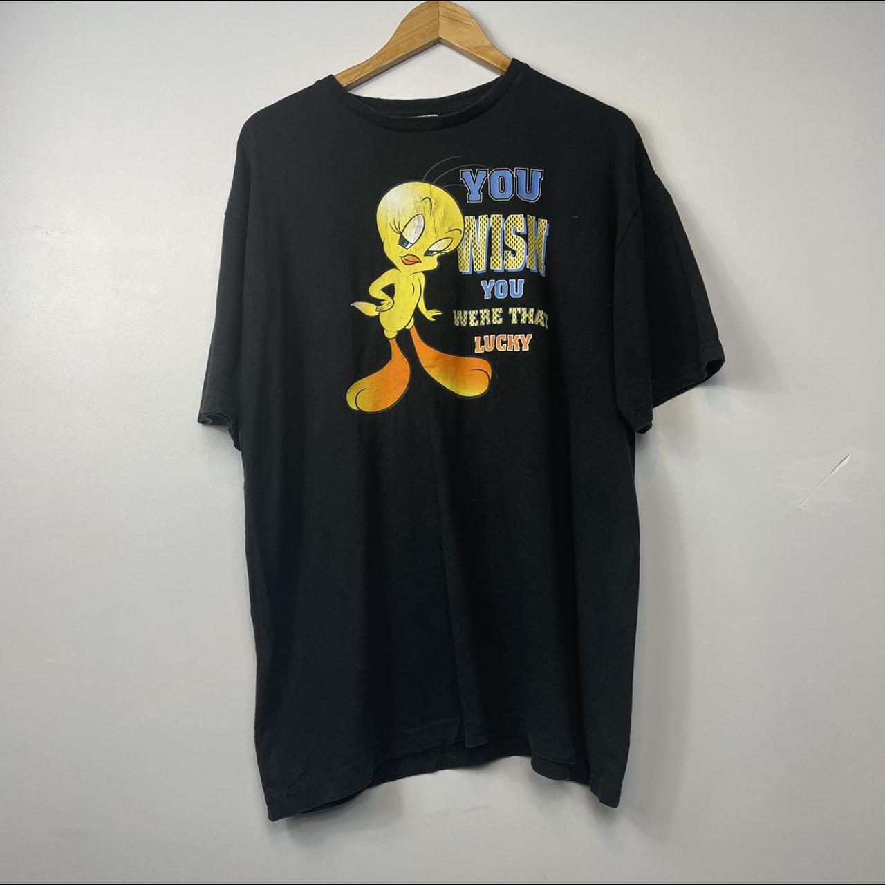 Looney Tunes Men's Black T-shirt