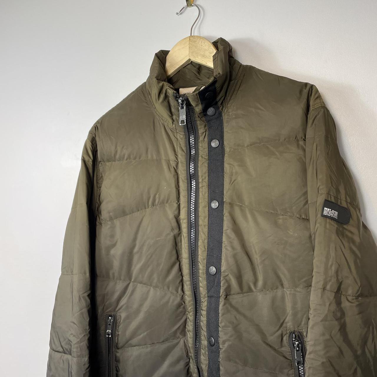 DKNY Men's Black and Khaki Jacket (2)