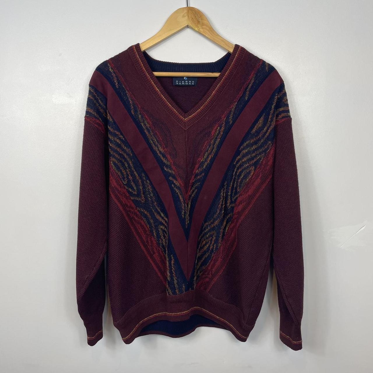 Vintage 90s Pierre Sangan Jumper/Knitwear, Coogi... - Depop