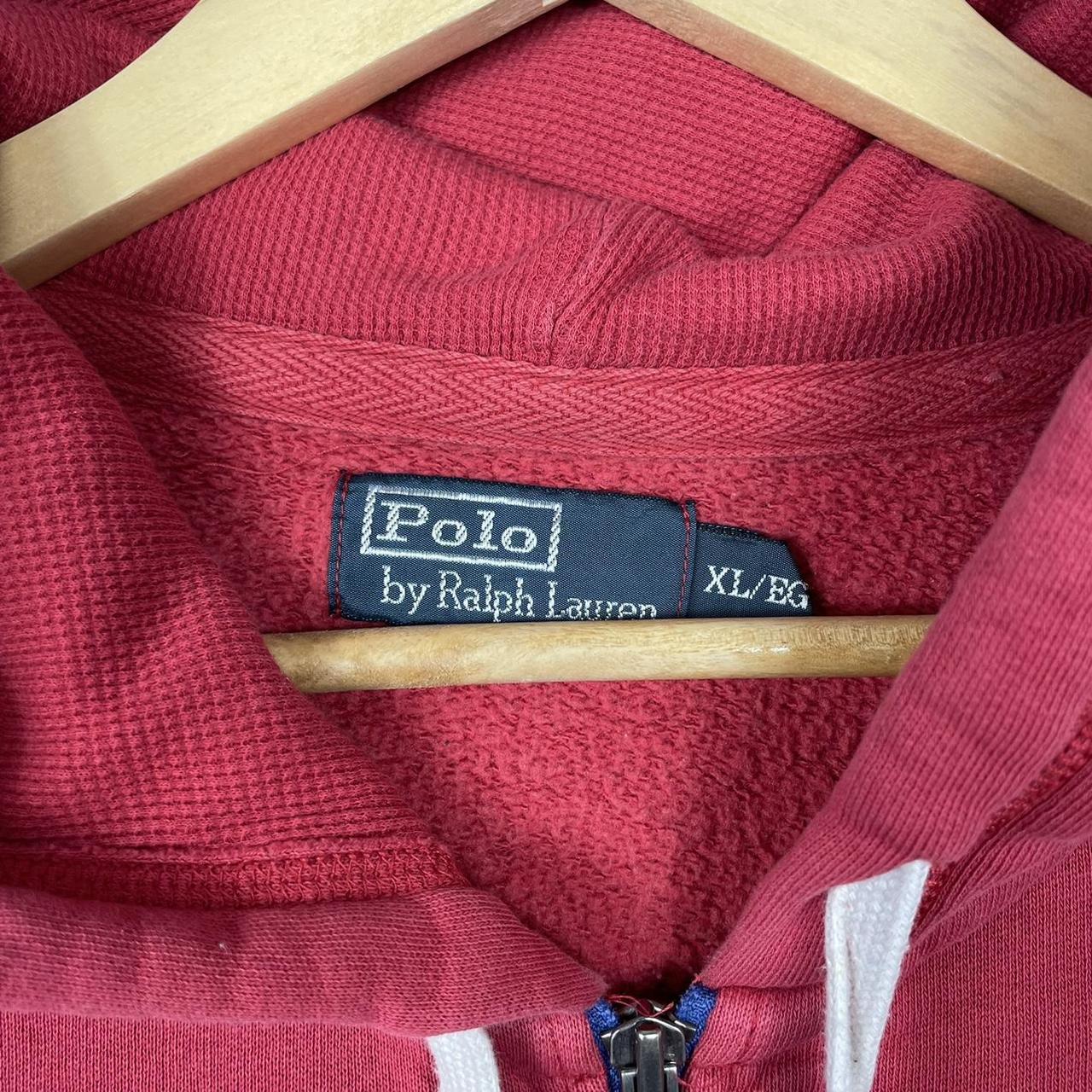 Vintage Polo Ralph Lauren Hoodie Black thick - Depop