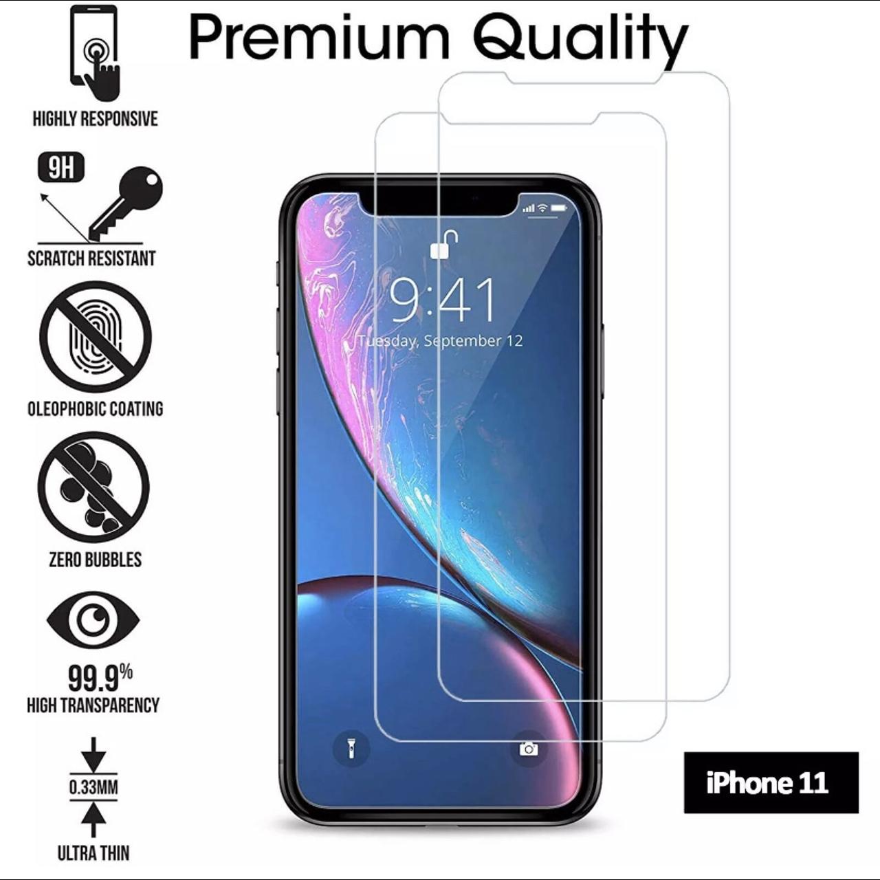Iphone 11/XR Glass Screen protector Tempered glass Depop