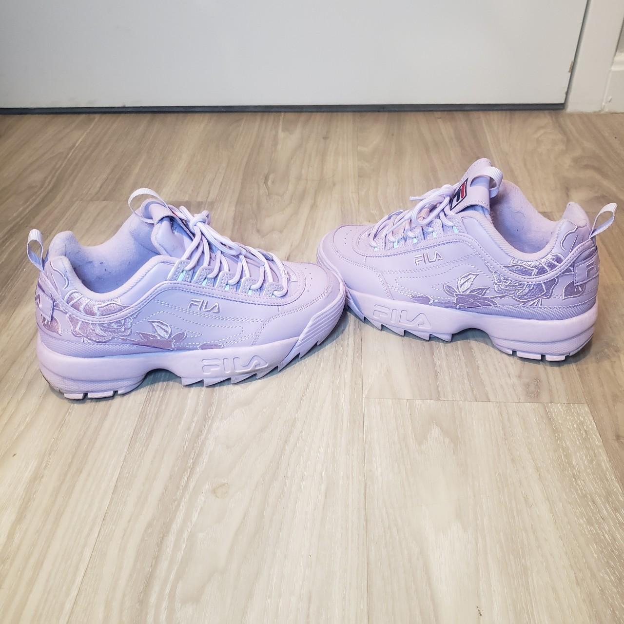 Fila lavender shoes best sale