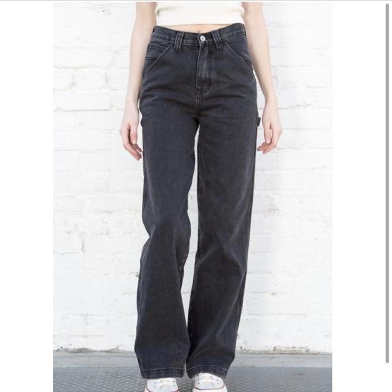 BRANDY MELVILLE FEANNE JEANS Worn once Depop