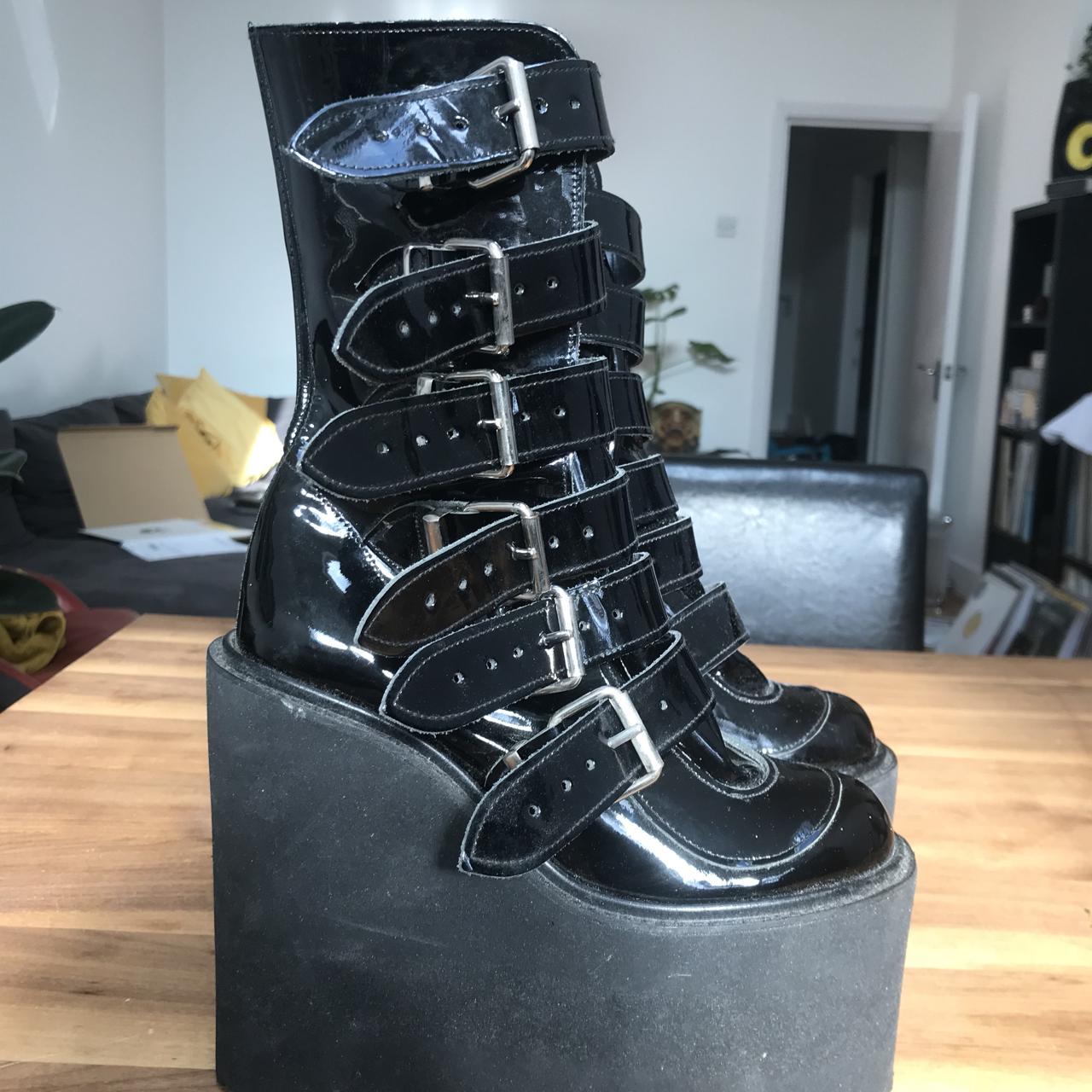 Cyber goth hot sale platform boots