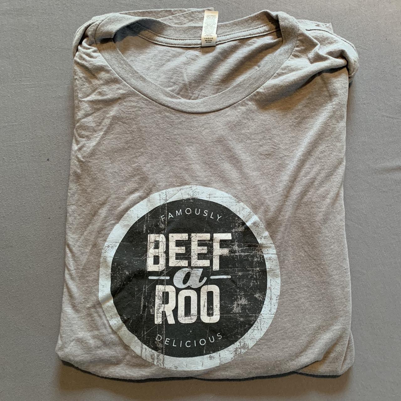 Beef A Roo 3XL XXXL T-shirt #beefaroo #rockford... - Depop