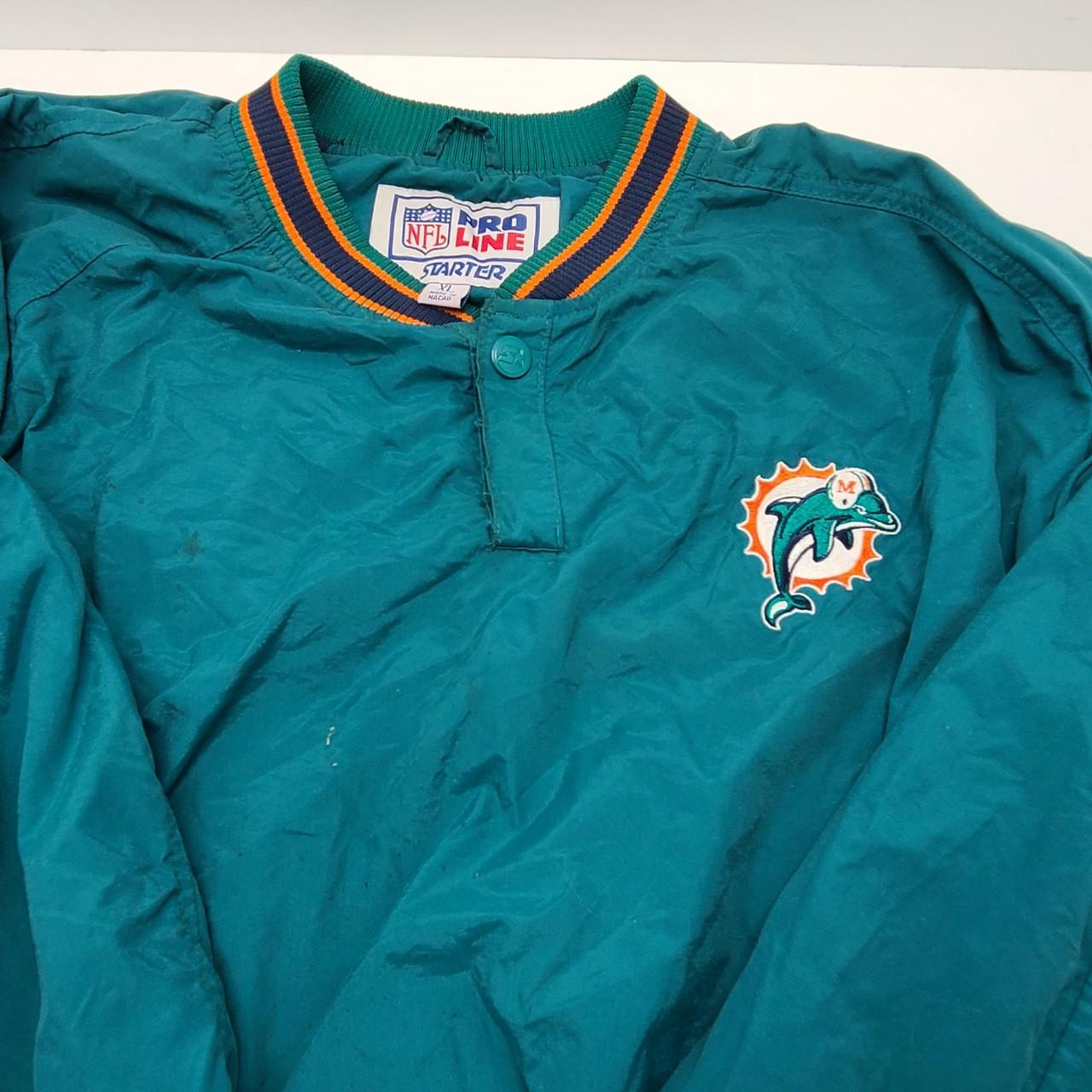 Vintage 80s Large MIAMI DOLPHINS NFL Pro Line - Depop