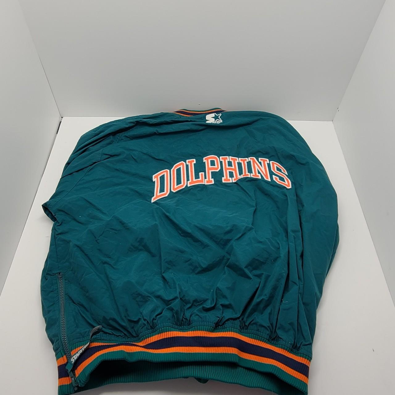 Vintage 80s Large MIAMI DOLPHINS NFL Pro Line - Depop