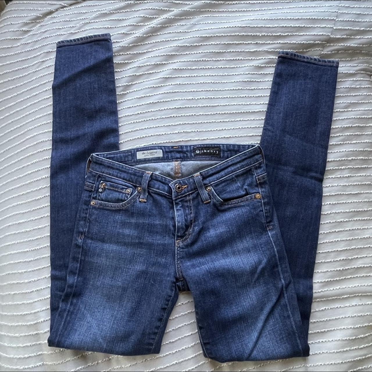 J Brand jeans, super skinny mid rise in a size 31 - Depop