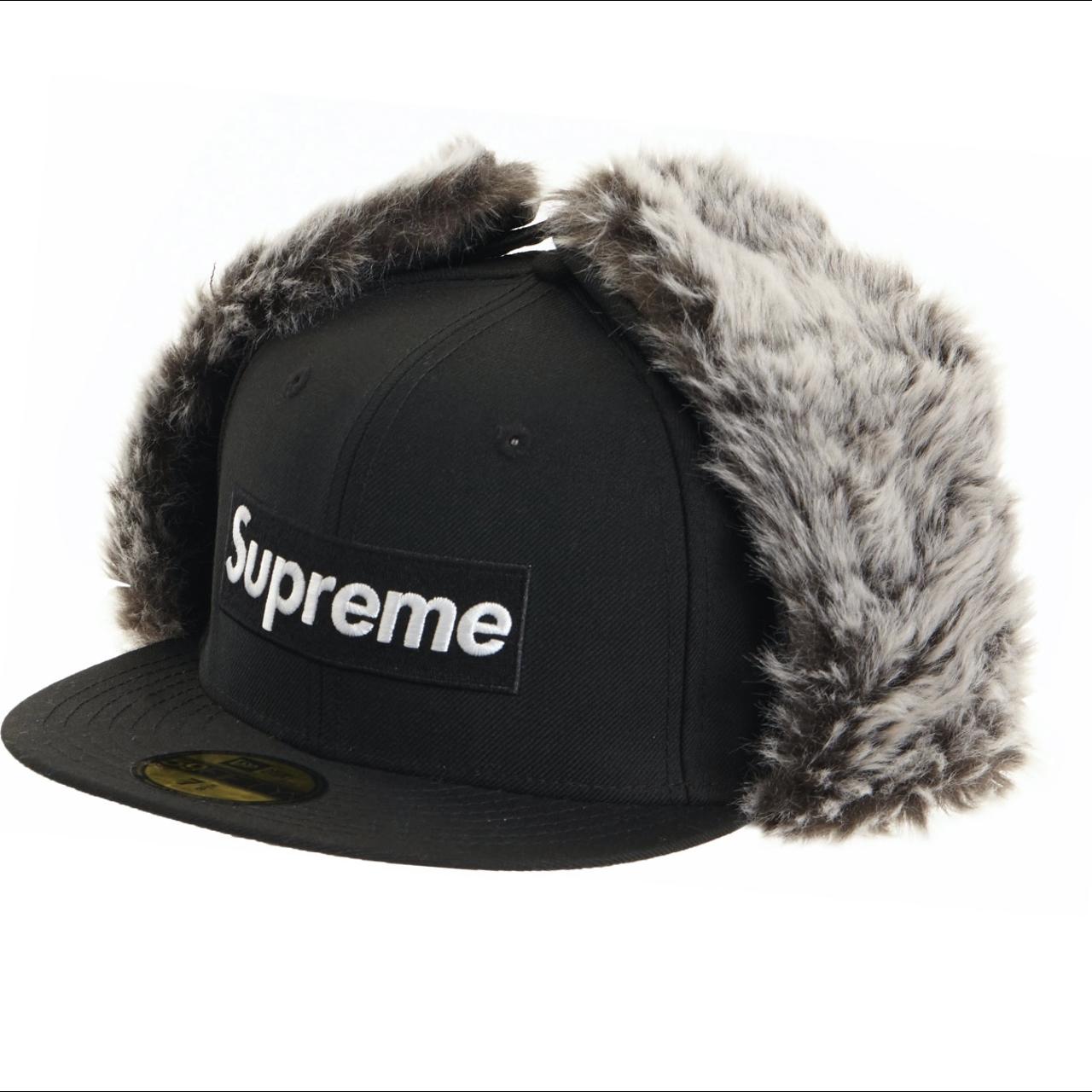 Supreme Earflap New Era. Size 7 1/2. Insane piece,... - Depop