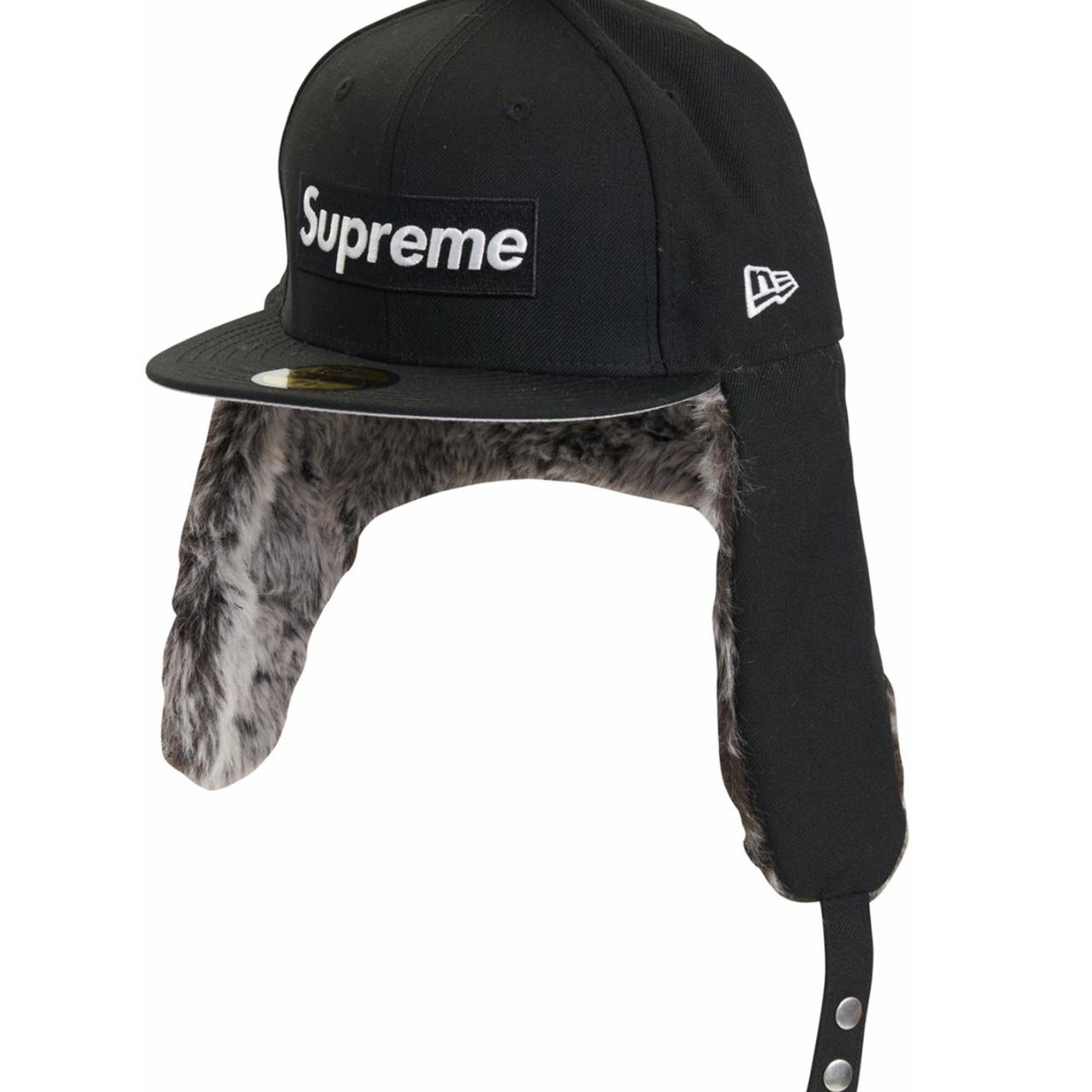 Supreme Earflap New Era. Size 7 1/2. Insane piece,... - Depop