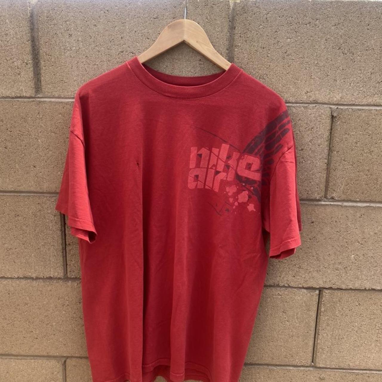 Nike Men's Red T-shirt | Depop