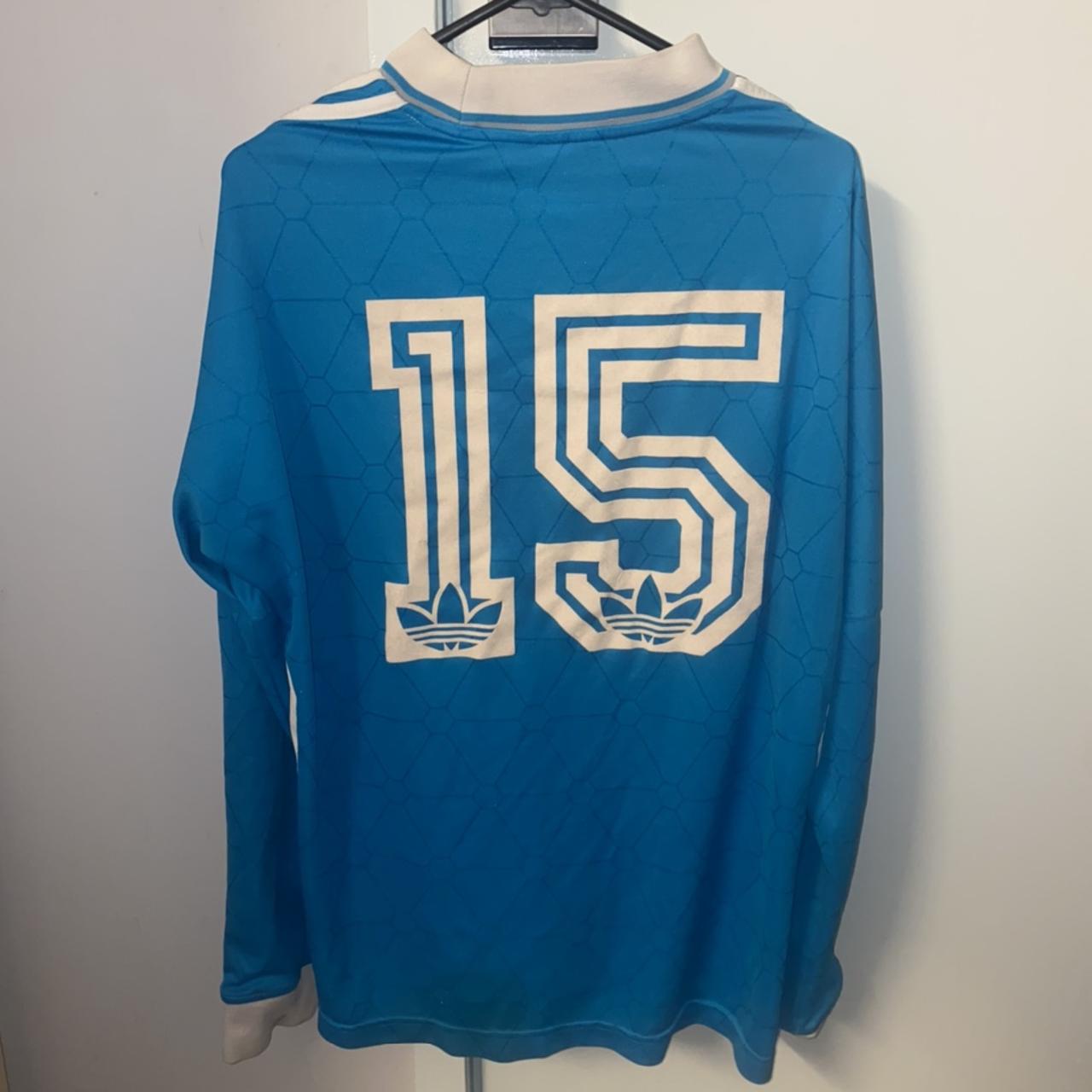 Palace x Adidas palidas bright blue jersey long