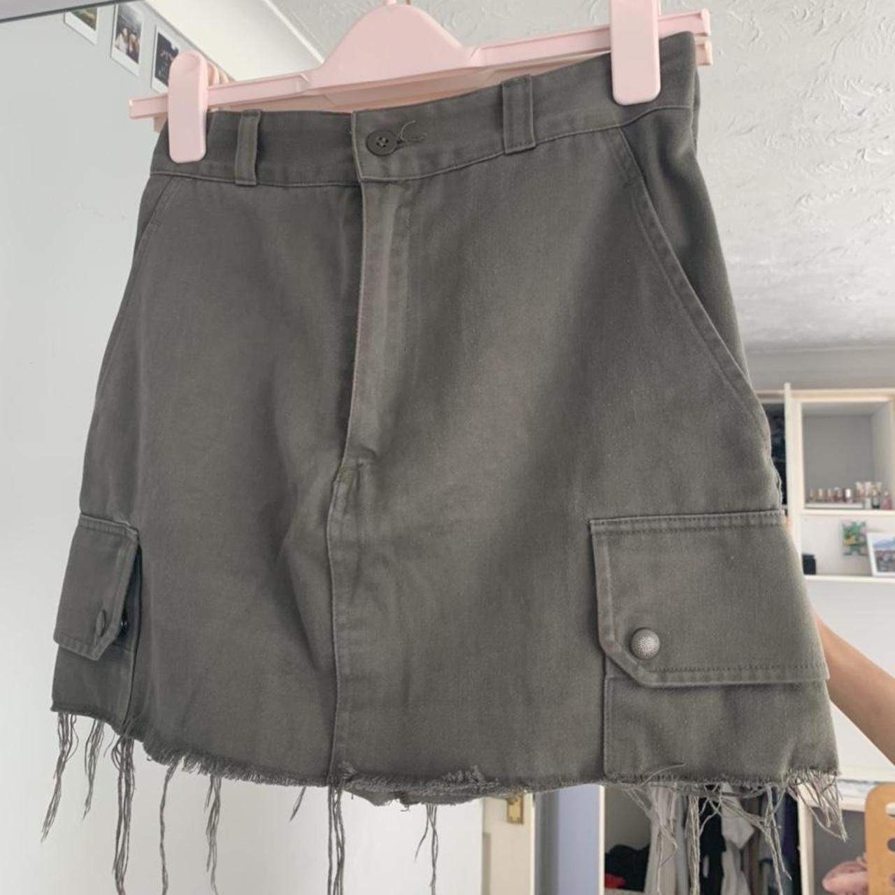 Urban Outfitters Cargo Skirt, Khaki. Size 8 Depop