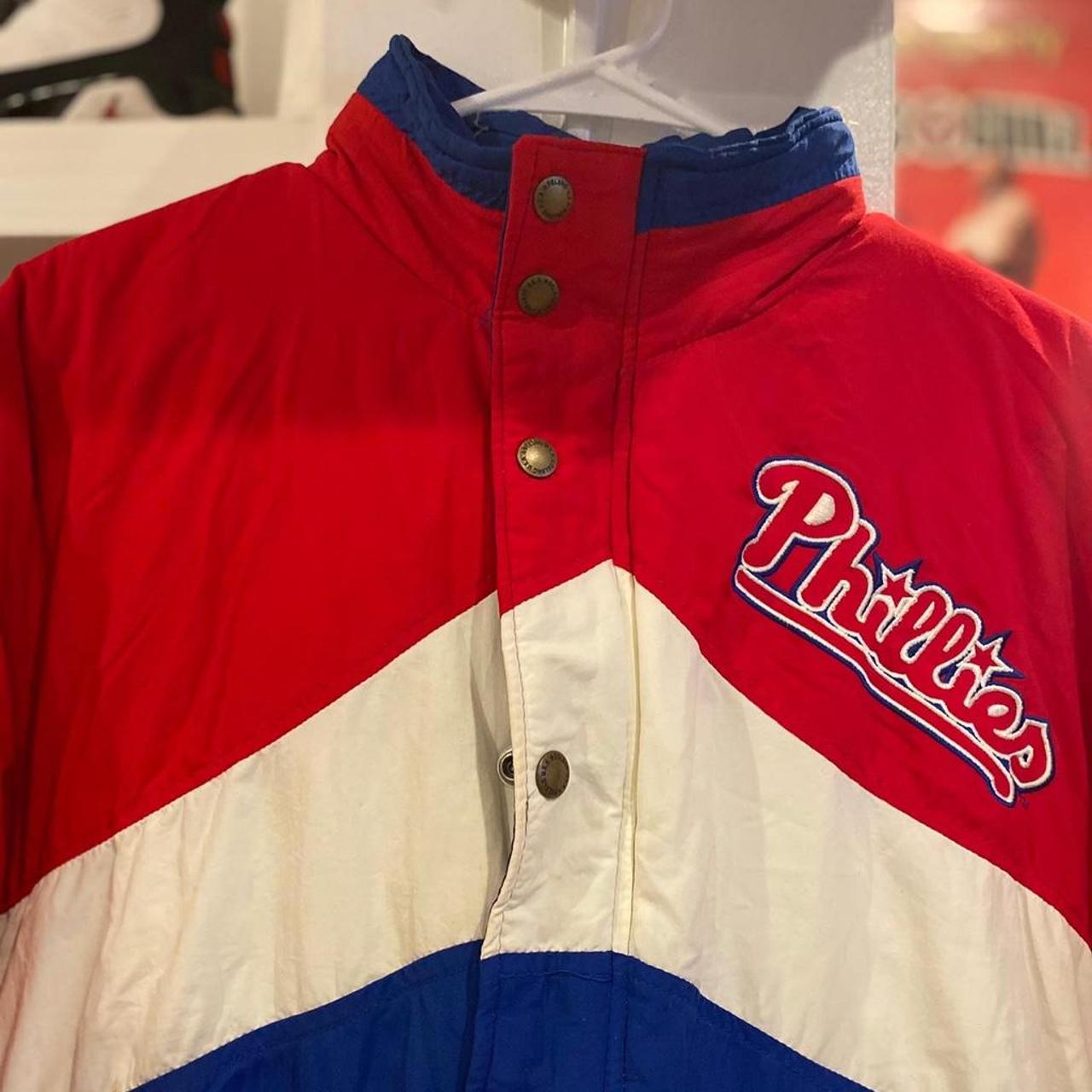 Phillies stitches jacket, athletic gear, genuine - Depop