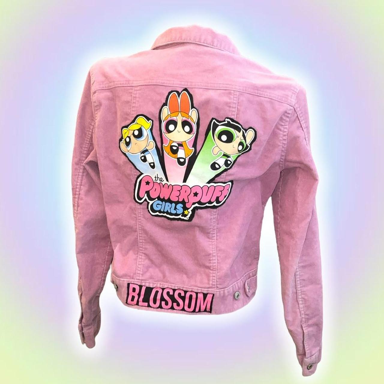 Powerpuff Girls Pink Corduroy Jacket (Womens size... Depop