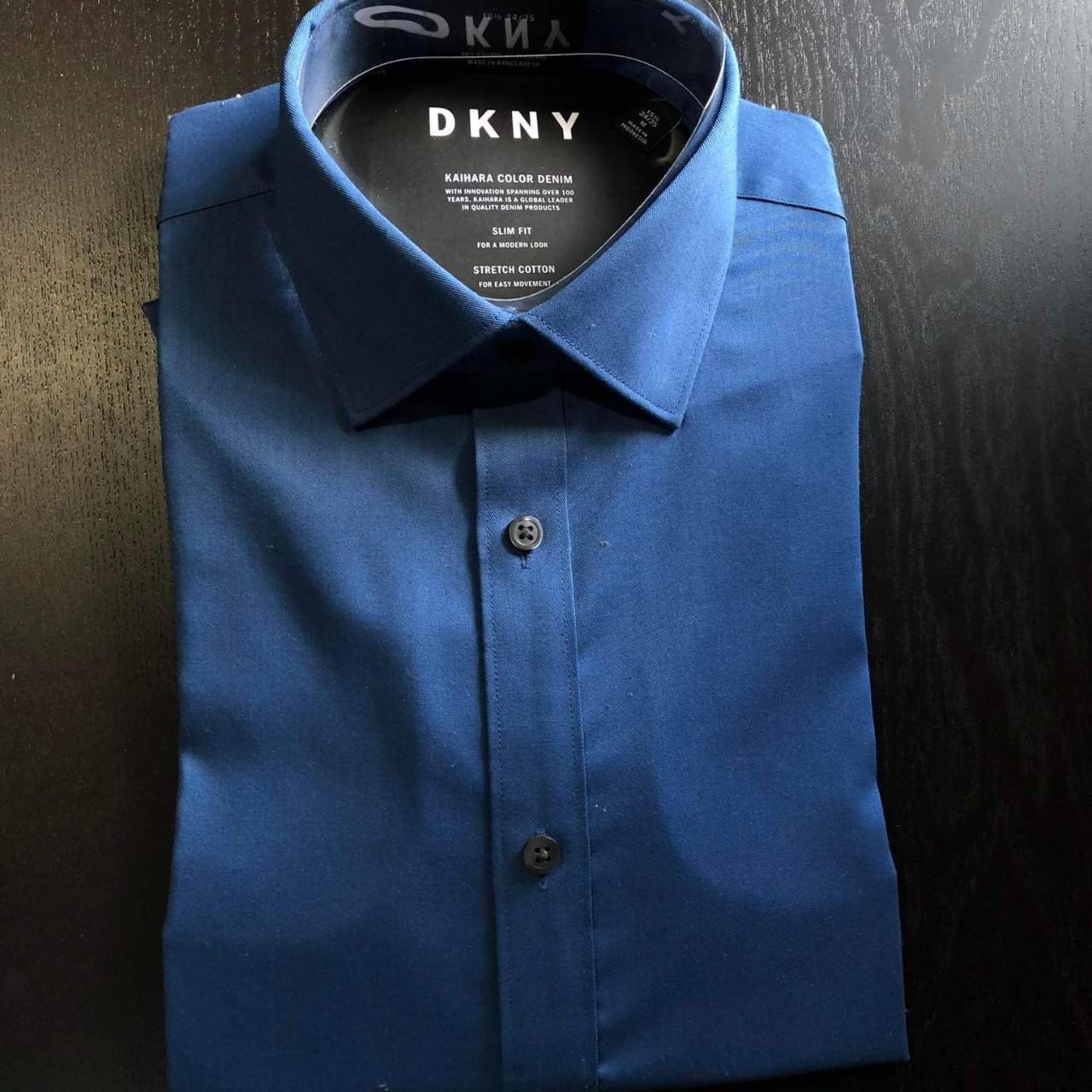 DKNY men's Slim-Fit Button