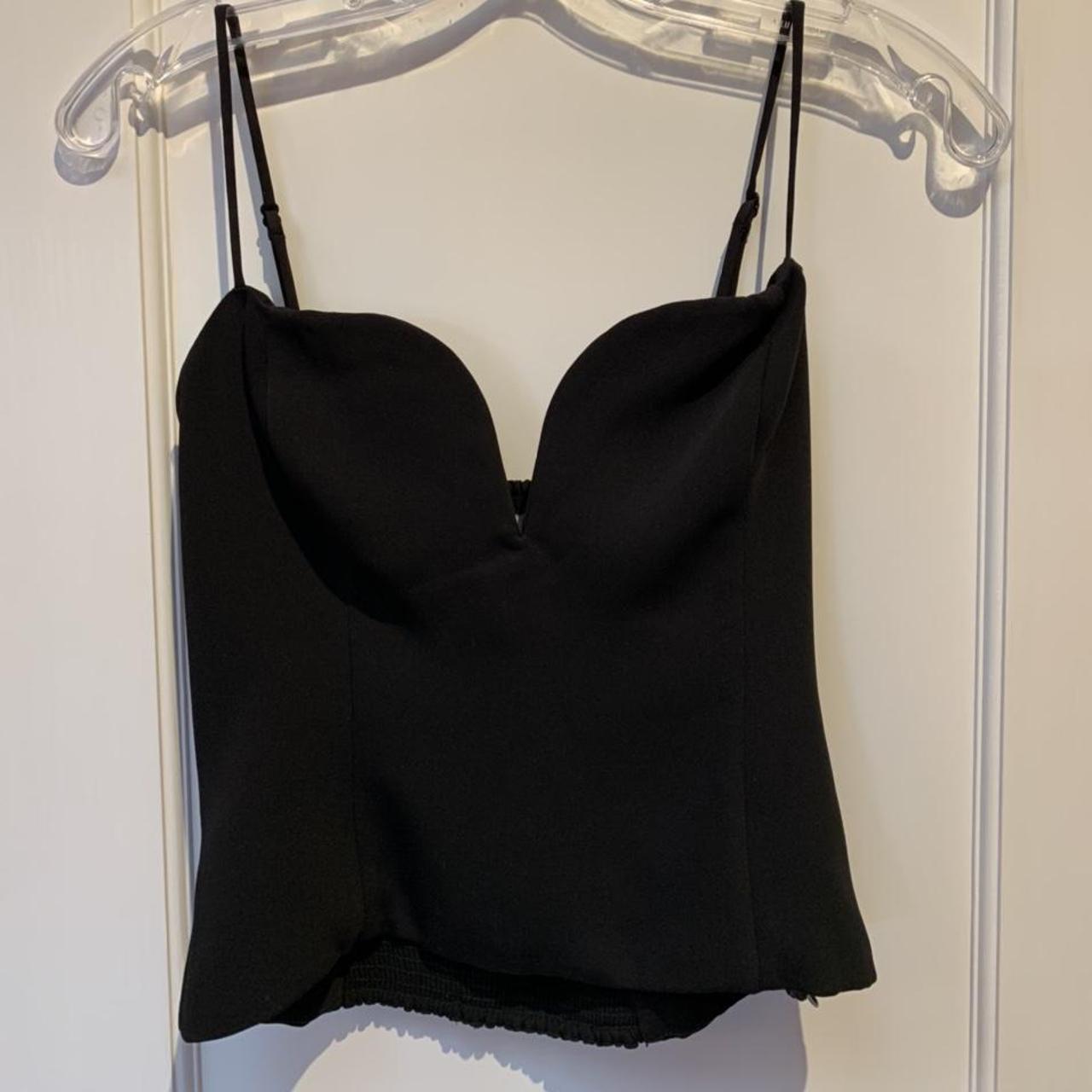 Aritzia Women's Black Corset Depop