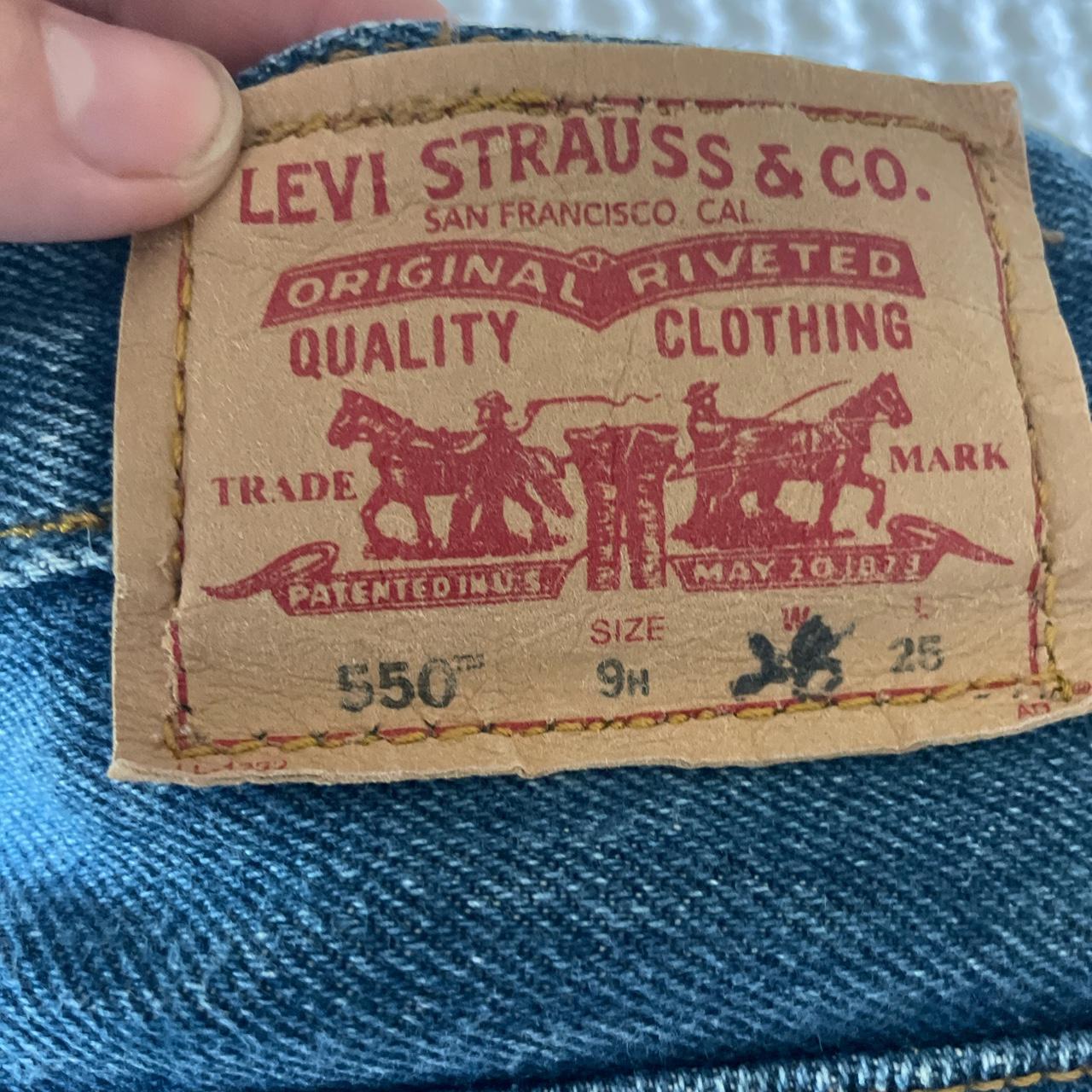 Vintage Levi’s denim skirt. Size 9. Bought from a... - Depop