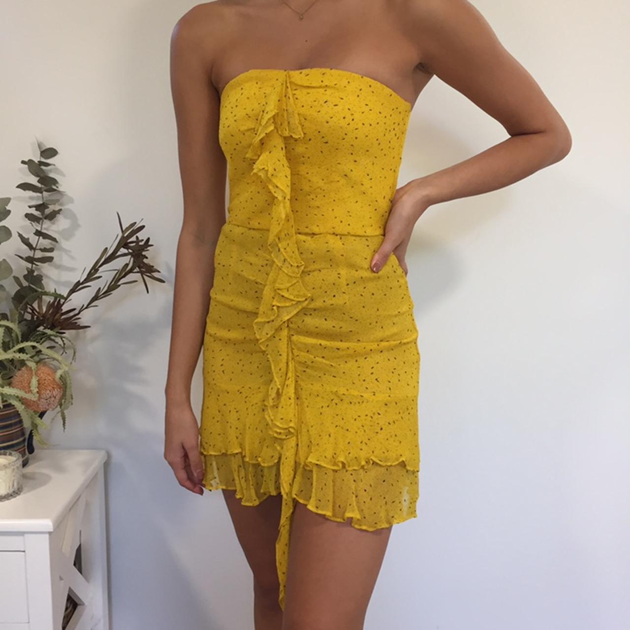 Bec and Bridge. Beautiful golden mini dress. I hate... - Depop