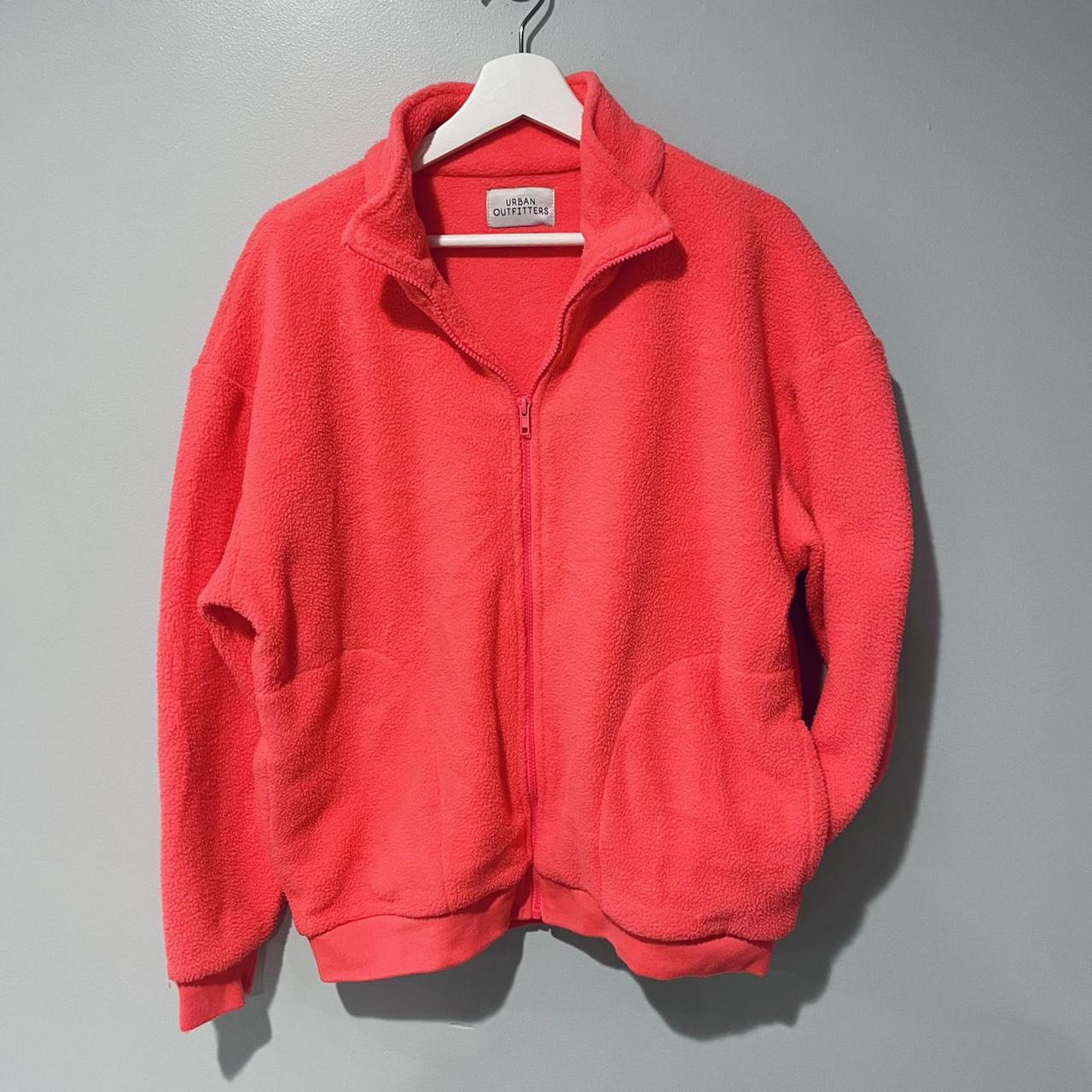 Urban Outfitters Women's Pink and Orange Jacket Depop