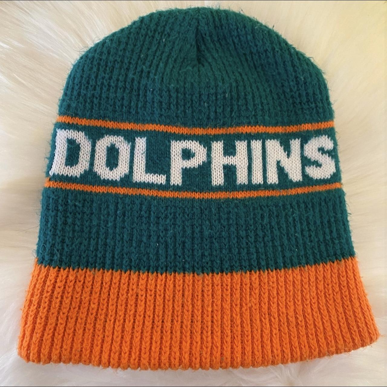 Miami Dolphins Beanie SHIPPING: $6 Vintage? Idk? - Depop