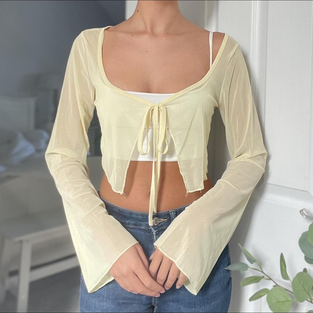 Halter Neck Crop Top - Underbust, - Cross Over - Depop