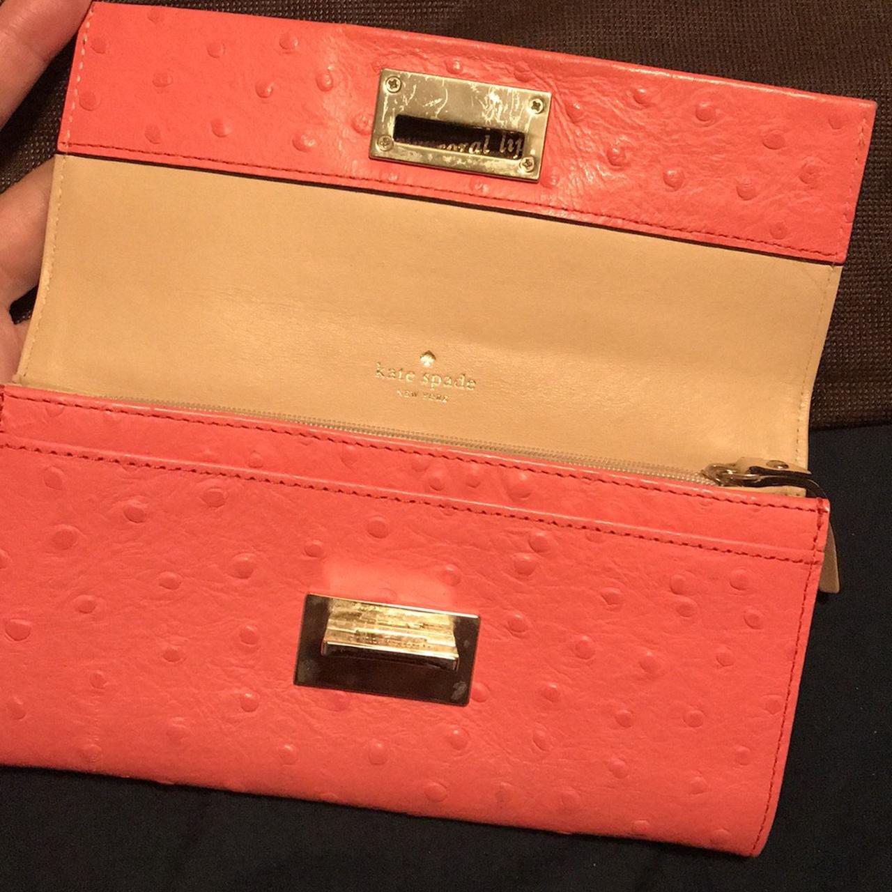 Kate spade ostrich discount wallet