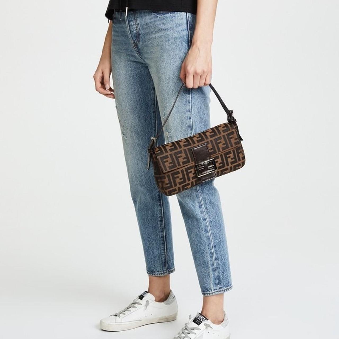 Authentic Fendi Zucca Shoulder Bag Size: Height: - Depop
