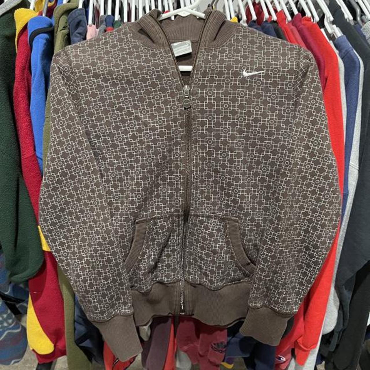 Vintage brown Nike jacket in great condition and... - Depop