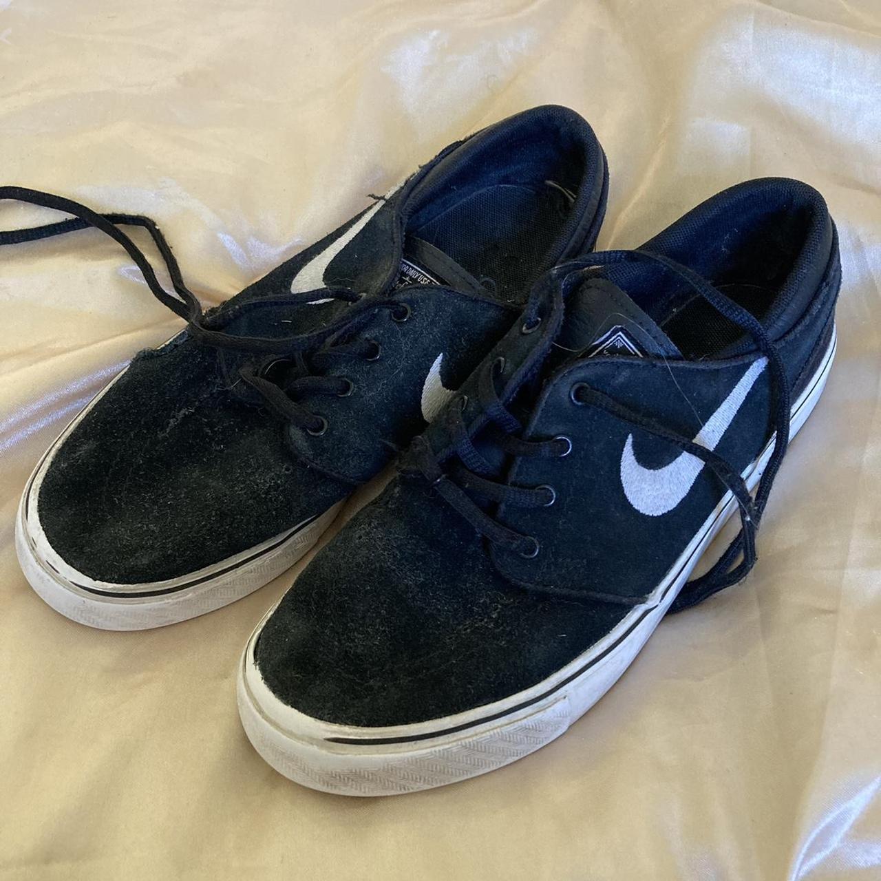 Black & White Janoskis Size 5.5 - minor defects as... - Depop