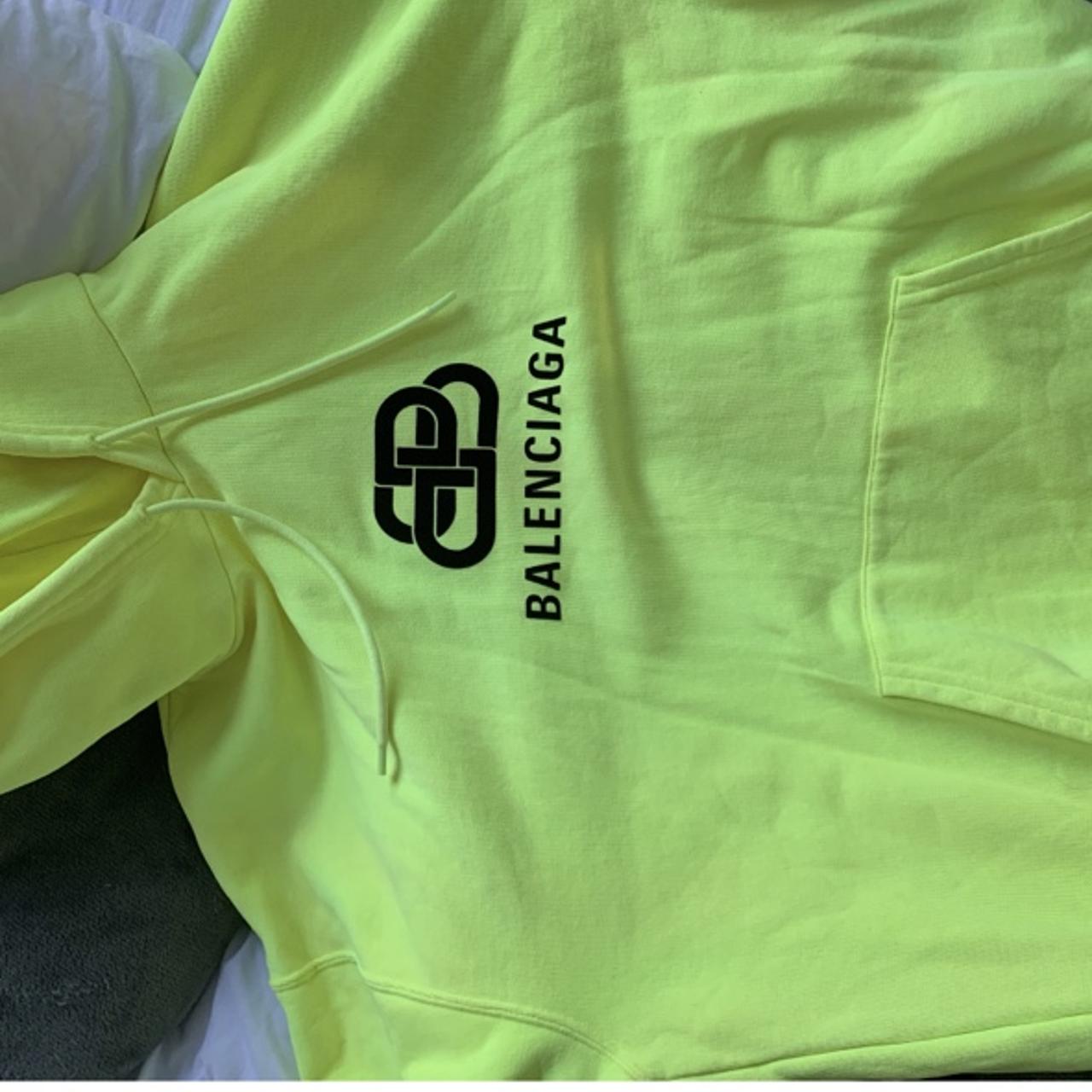 Balenciaga Clothes Neon Balenciaga Hoodie Balenciaga Neon Yellow