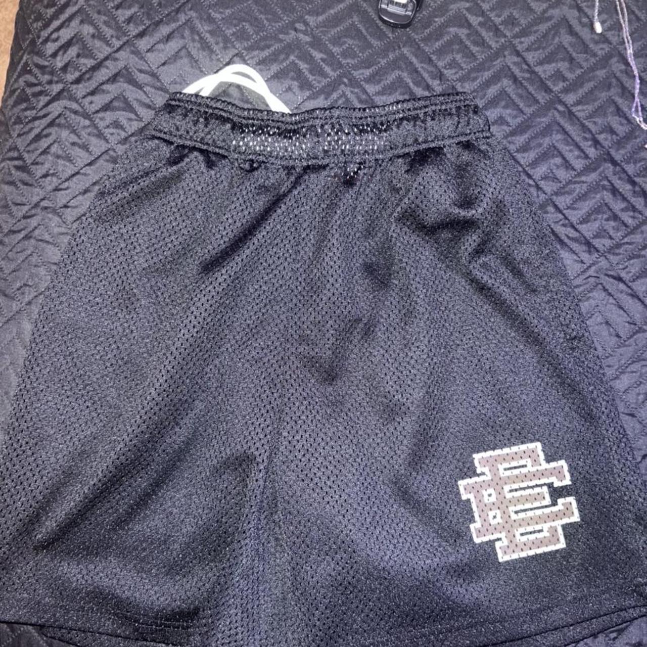 Eric Emmanuel Shorts Black/Brown Worn a few times... - Depop