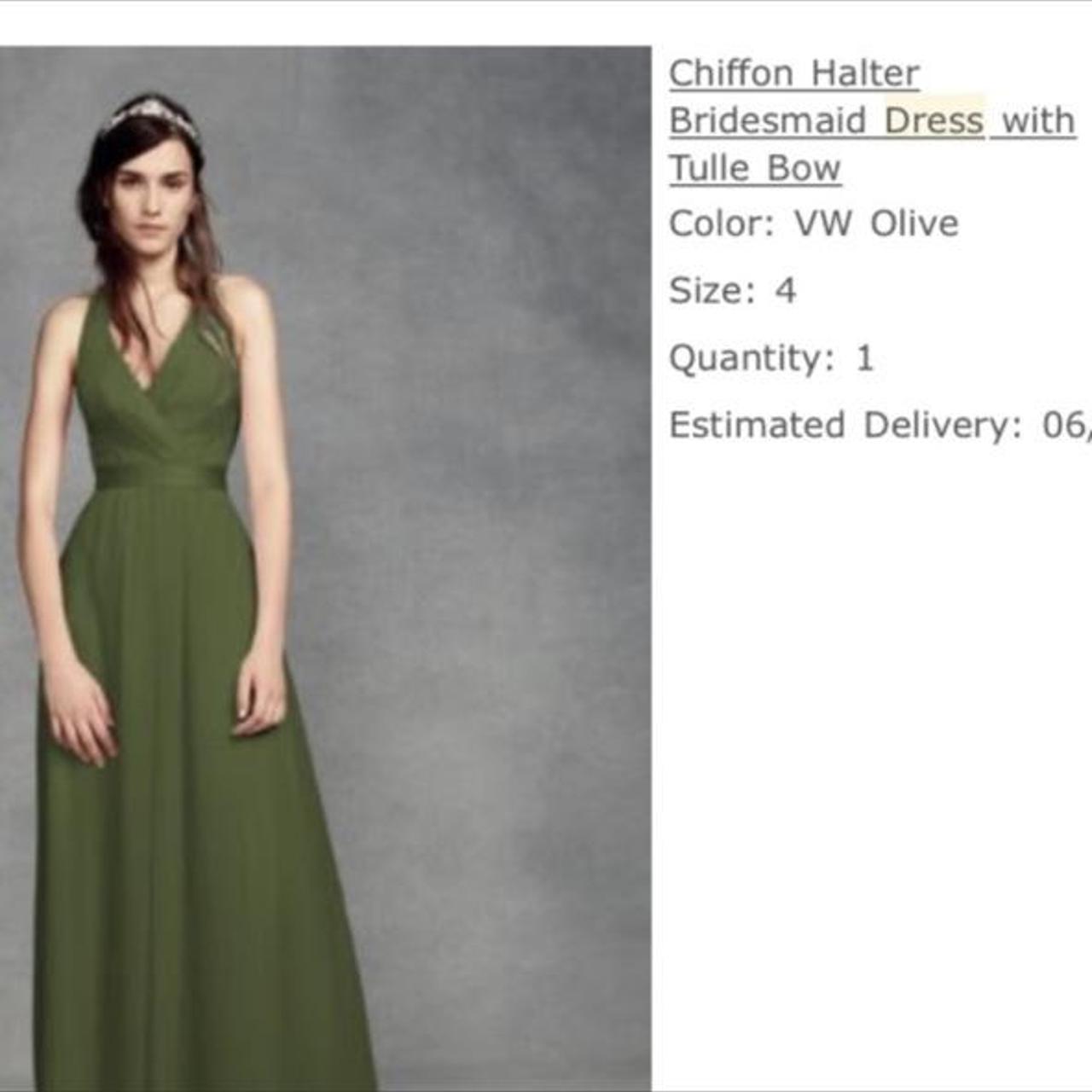 Green Bridesmaid dress. This is a repop because it... - Depop